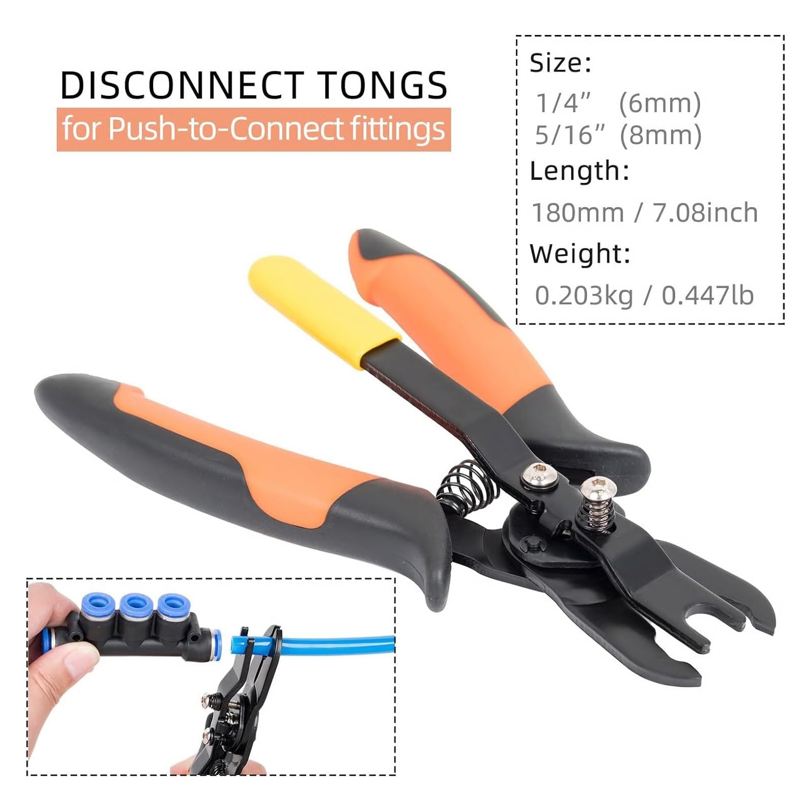 Herramienta Para Extraer Conectores De Mangueras De Aire, Herramienta Para Desconectar Racores De Conexión Rápida De Líneas De Aire, Racores De Conexión Rápida Para Mangueras Neumáticas(3PCS)