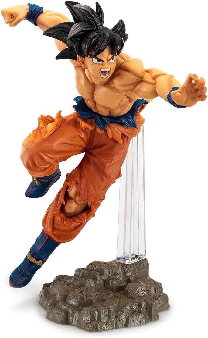 Super Saiyan Goku Action Figure 20cm - Special Edition DBZ Collectible for Anime Fans, Perfect for Car Decor, Study Table, Birthday Cake - PVC Figurine