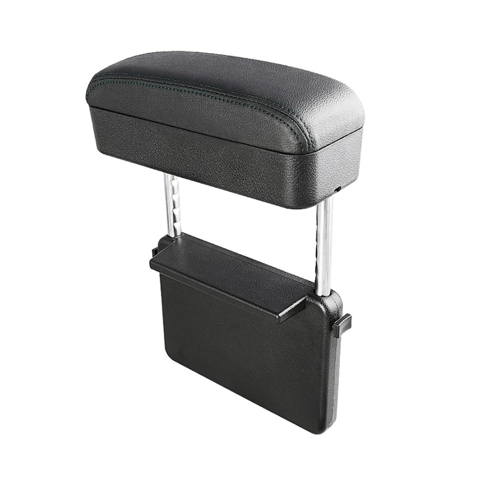 Hguvsjd Armrest Box Car SUV Truck Armrest Box Adjustable Elbow Support Seat Gap Organizer Cushion Car Armrests(Black)