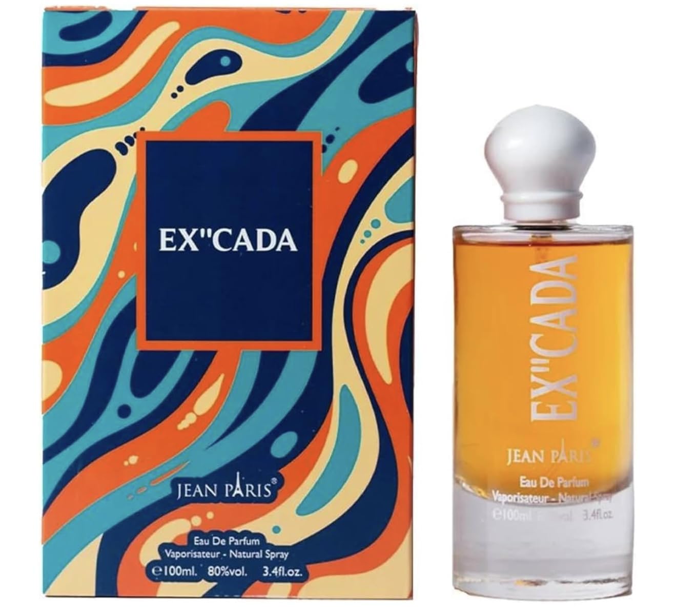 Ex'cada Jean Paris Eau De Parfum, 100ml, Natural Spray