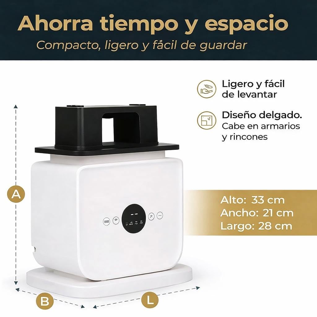 Planchador de camisas automático – Planchado sin plancha – Secado rápido en 10–15 min – Para camisas y pantalones – Máquina compacta de aire caliente