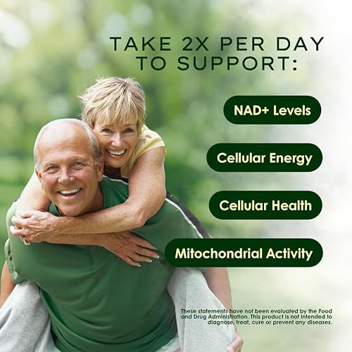 Miniatura 2 de GUI Ribosida de nicotinamida NAD+ 5 en 1 con resveratrol, L-teanina, glicinato de magnesio y fitosoma de quercetina Suplemento para apoyar la