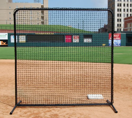 Trigon Sports Black Series Fungo Screen, Softball & Baseball Pitching Net, Screen Softball Net for Training, Size: 10' x 10'(Net Only)
