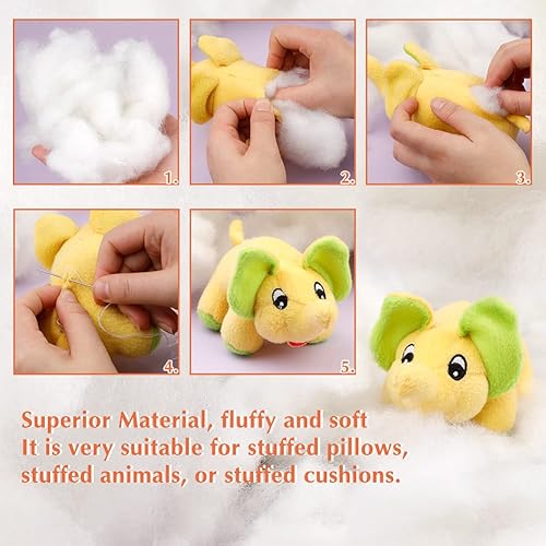 Miniatura 5 de Mayboos Relleno de fibra de poliéster fibra blanca de relleno de alta resistencia relleno de almohada fibra de relleno de alta resistencia para