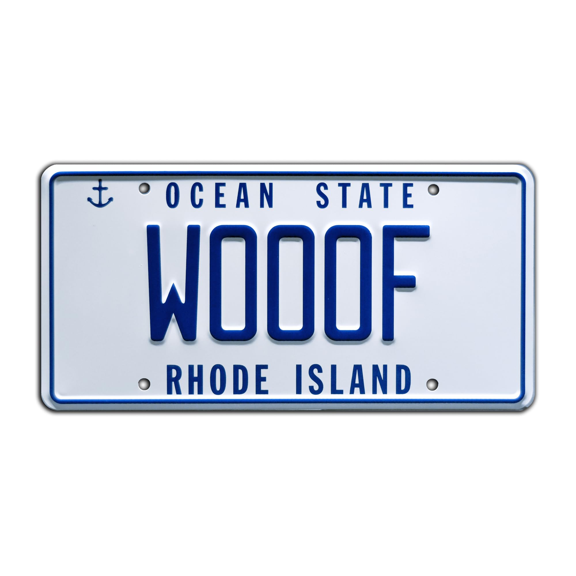 Dumb and Dumber | WOOOF | Metal Stamped License Plate