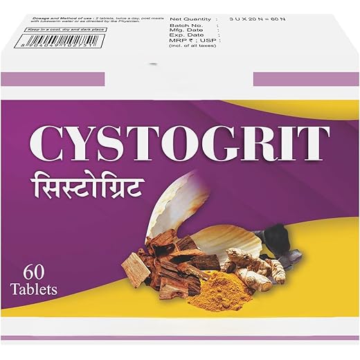 Divya Cystogrit Capsules - Cyst Relief
