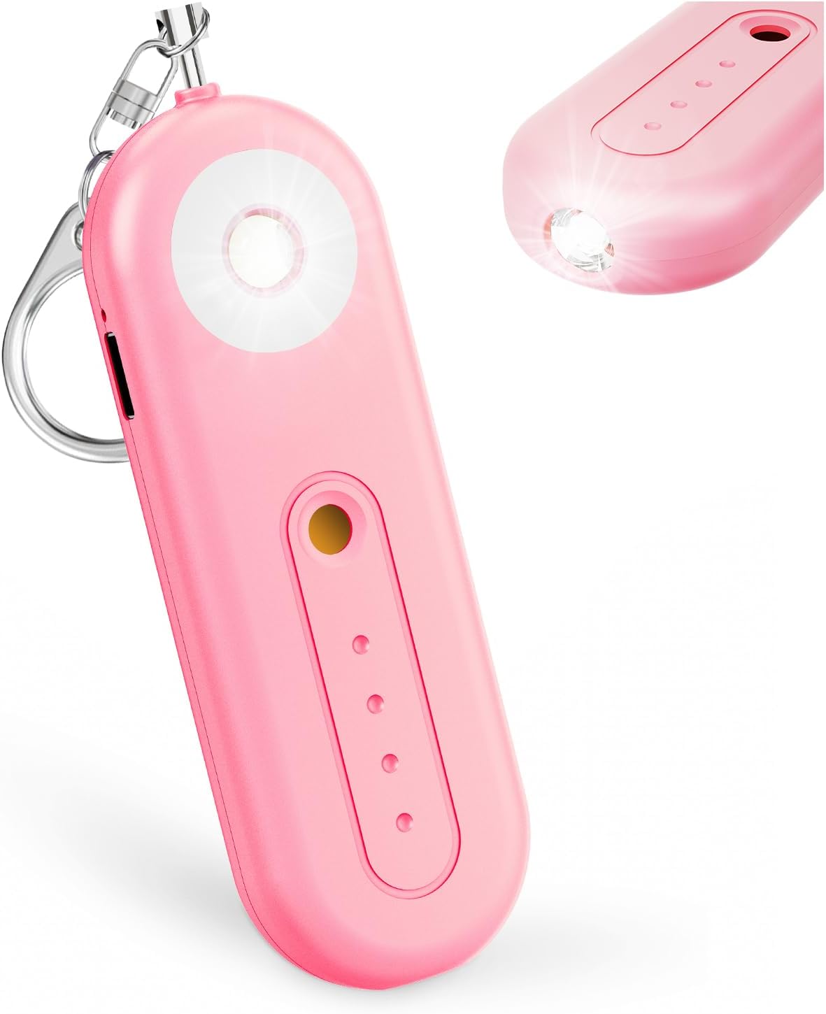 Rechargeable Private Security Alarm for Ladies – 130dB Self Protection Keychain Alarm Whistle with SOS Strobe Mild, Low Battery Discover – Safety Safety Units for Children Aged School Necessities