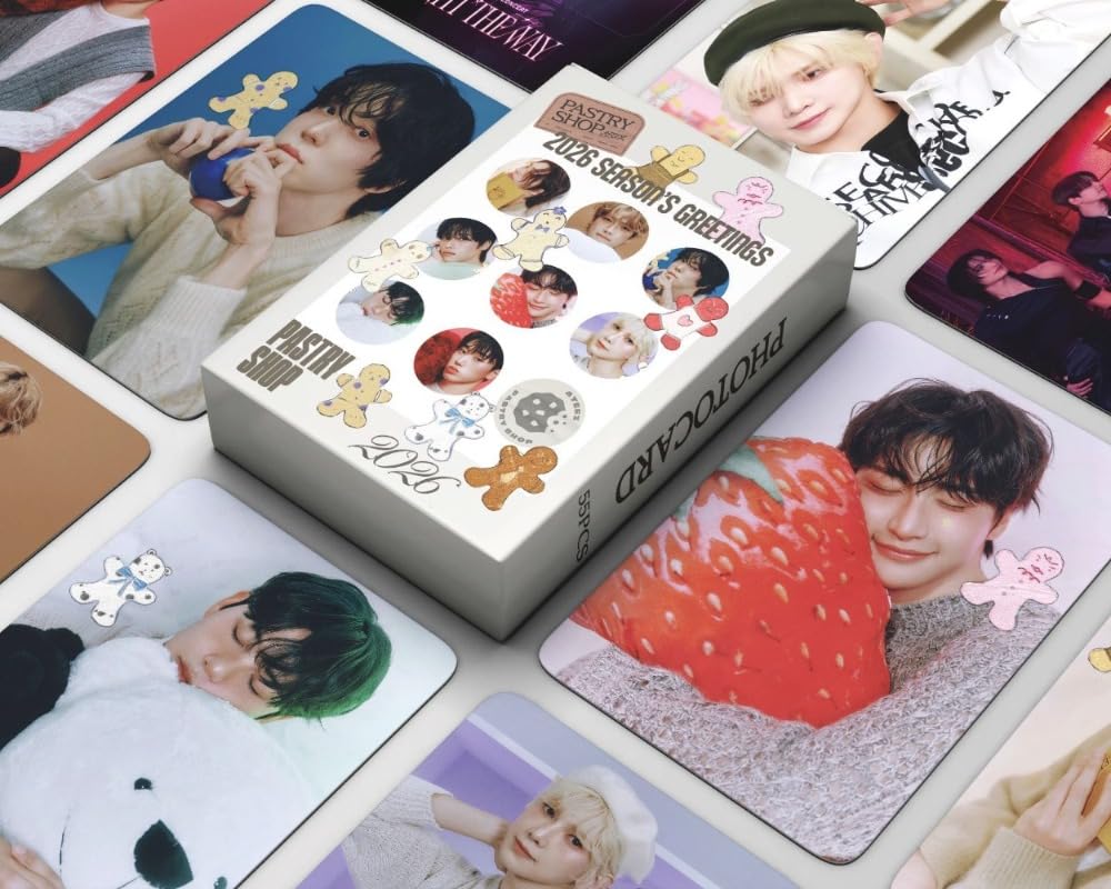 Amazon | sunlelekz ATEEZ 2026 Season's Greetings PASTRY SHOP Lomo