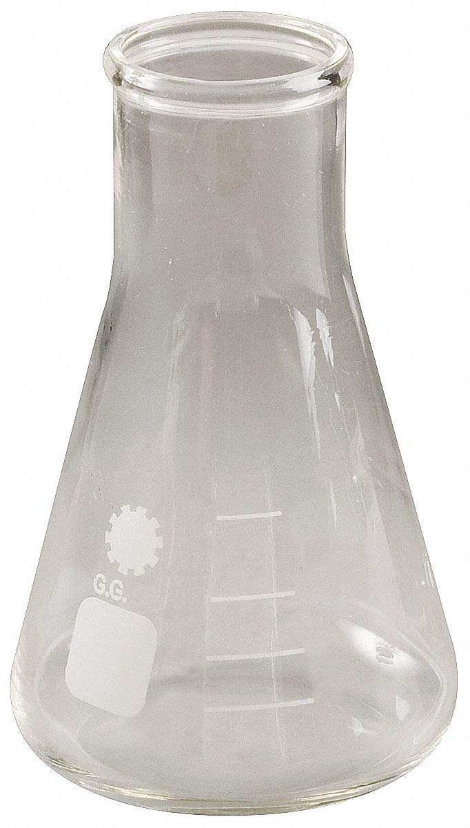 5YHL9 - Flask Erlenmeyer Glass 1000mL PK6