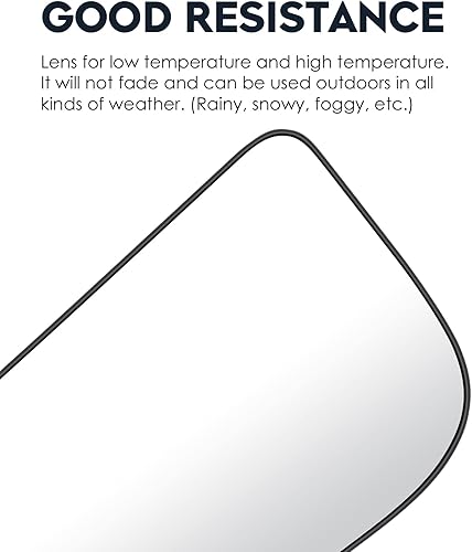 Miniatura 5 de Espejo convexo para remolque inferior izquierdo y lado derecho del conductor con soporte trasero compatible con Dodge Ram 1500 2500 3500 4500 5500