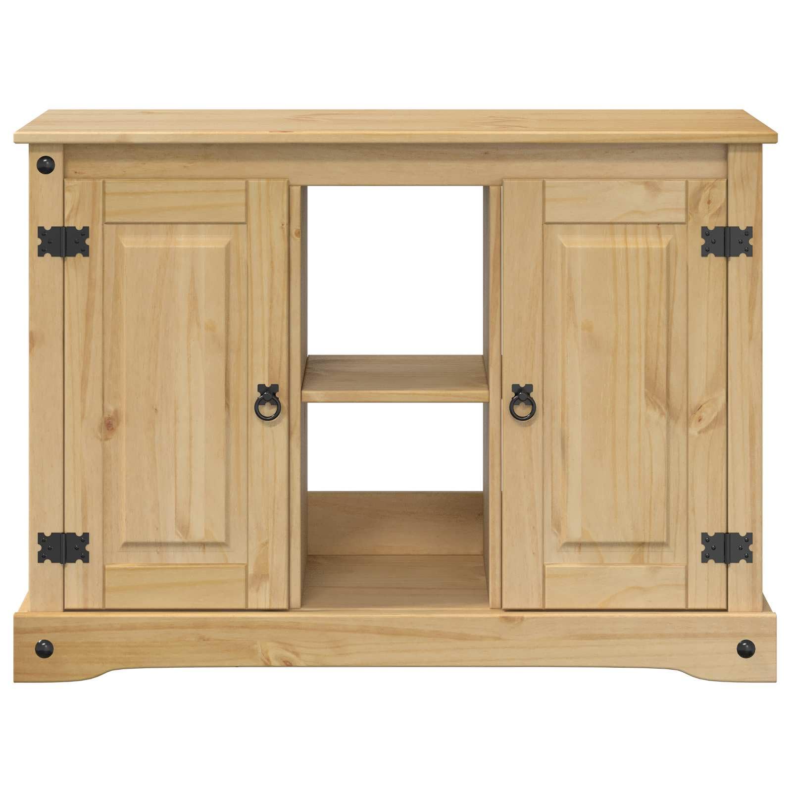 Supporto per acquario, in legno di pino, marrone, 101,5 x 37 x 73