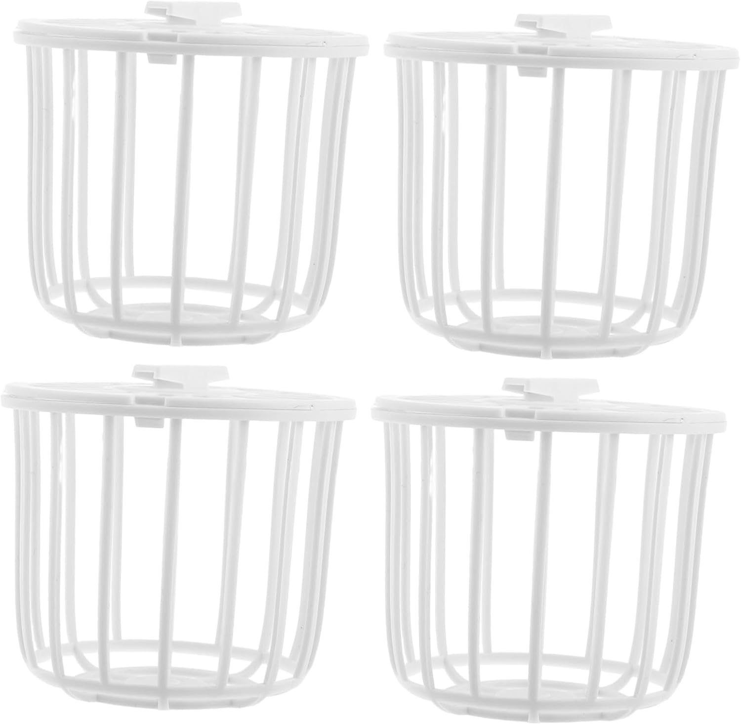 UKCOCO 4Pcs Durable Plastic Bird Nest Box for Finch and Canary Breeding Complete Nesting Material for Bird Cage Accessories for Parrots and Birds