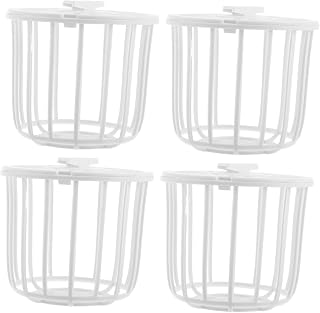 UKCOCO 4Pcs Durable Plastic Bird Nest Box for Finch and Canary Breeding Complete Nesting Material for Bird Cage Accessories for Parrots and Birds