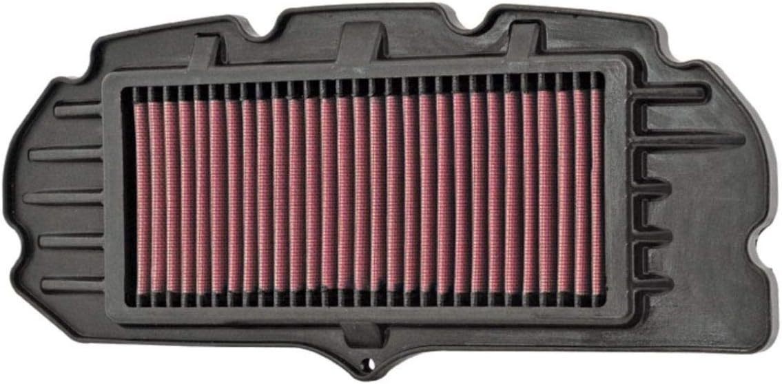 K&N Filtro de aire del motor: Alto rendimiento, Premium, Powersport Filtro de aire: Se adapta a SUZUKI 2007-2012 (GSX1300BK B-King) SU-1348