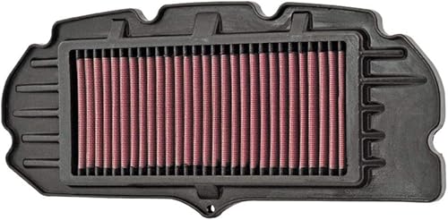 K&N Filtro de aire del motor: Alto rendimiento, Premium, Powersport Filtro de aire: Se adapta a SUZUKI 2007-2012 (GSX1300BK B-King) SU-1348