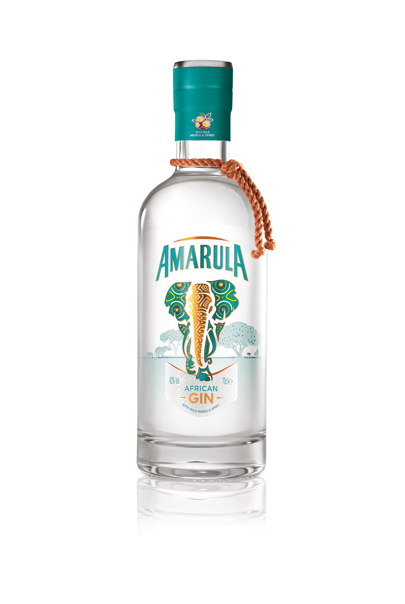 AmarulaGin, 70cl | African Gin Made with Marula Fruit Spirit