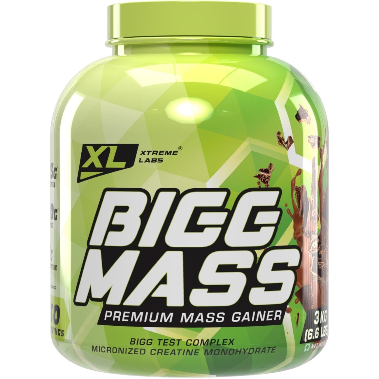 masa masa XL Xtreme Labs Bigg Mass Premium Mass Gainer with Creatine | 23g