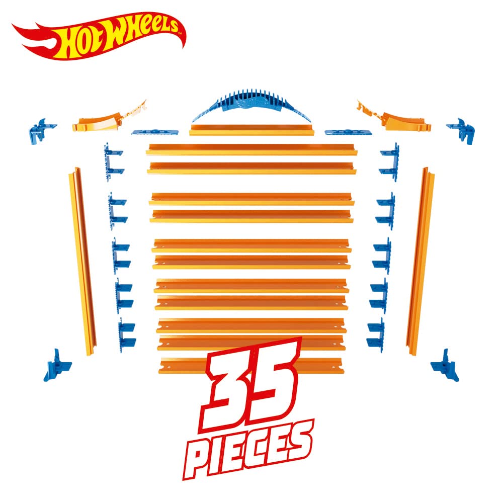 Cefa Toys - MALETIN Porte-Voiture Hot Wheels 3 en 1 (04621).Capacité pour 44 Voitures.