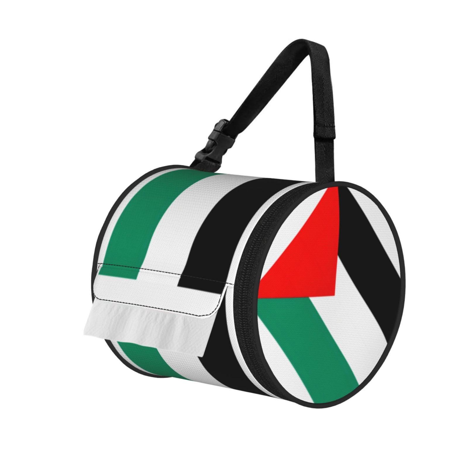 Palestine Flag Print Fashion Tissues Organizer Box, Hanging Tissue Holder For Purse Coins For Car Office Daily Outing