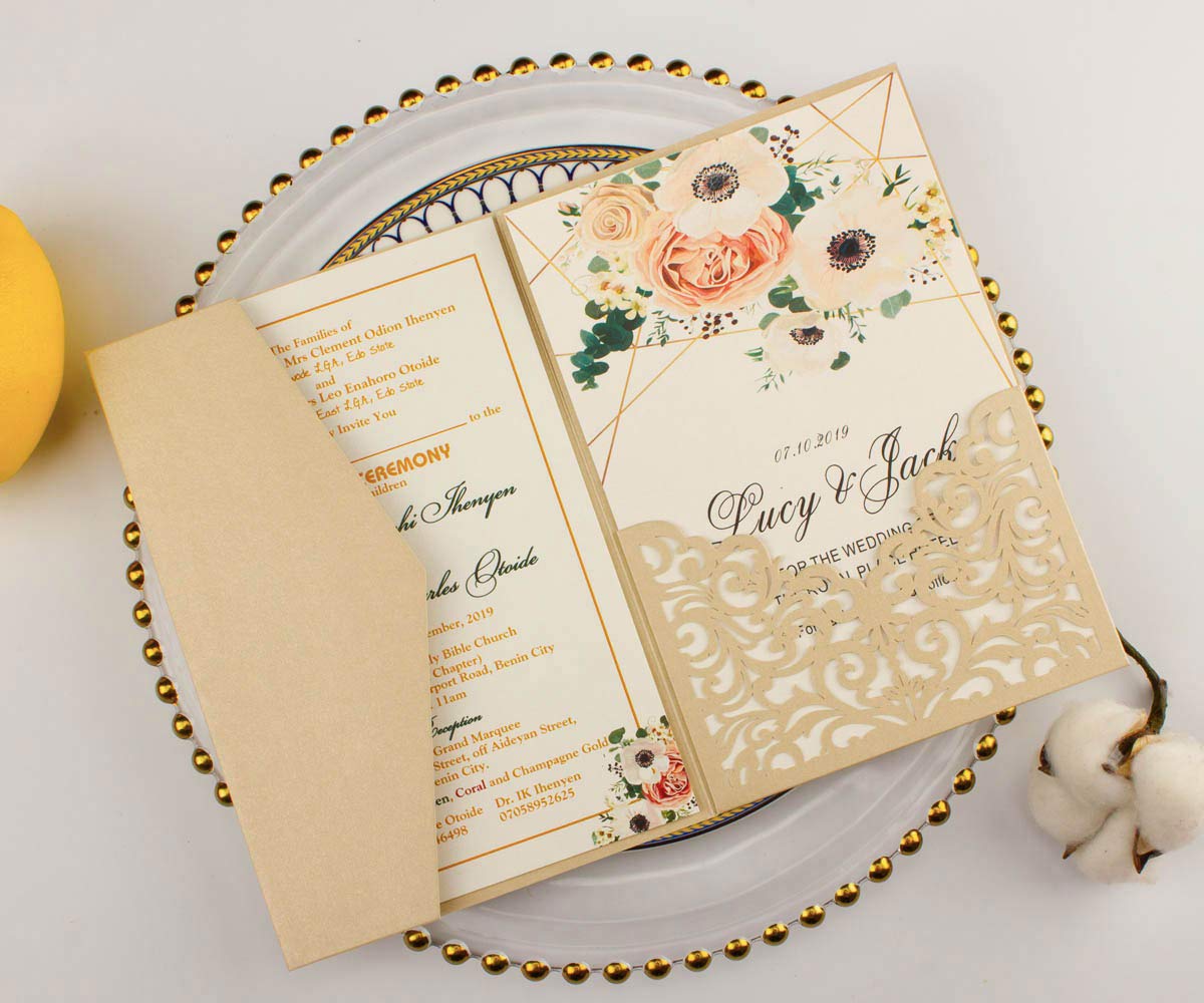 Boîtes D’invitation De Mariage Blanches 5 X 7 - Papeterie - Neuf Sous Blister - Quantité Au Choix