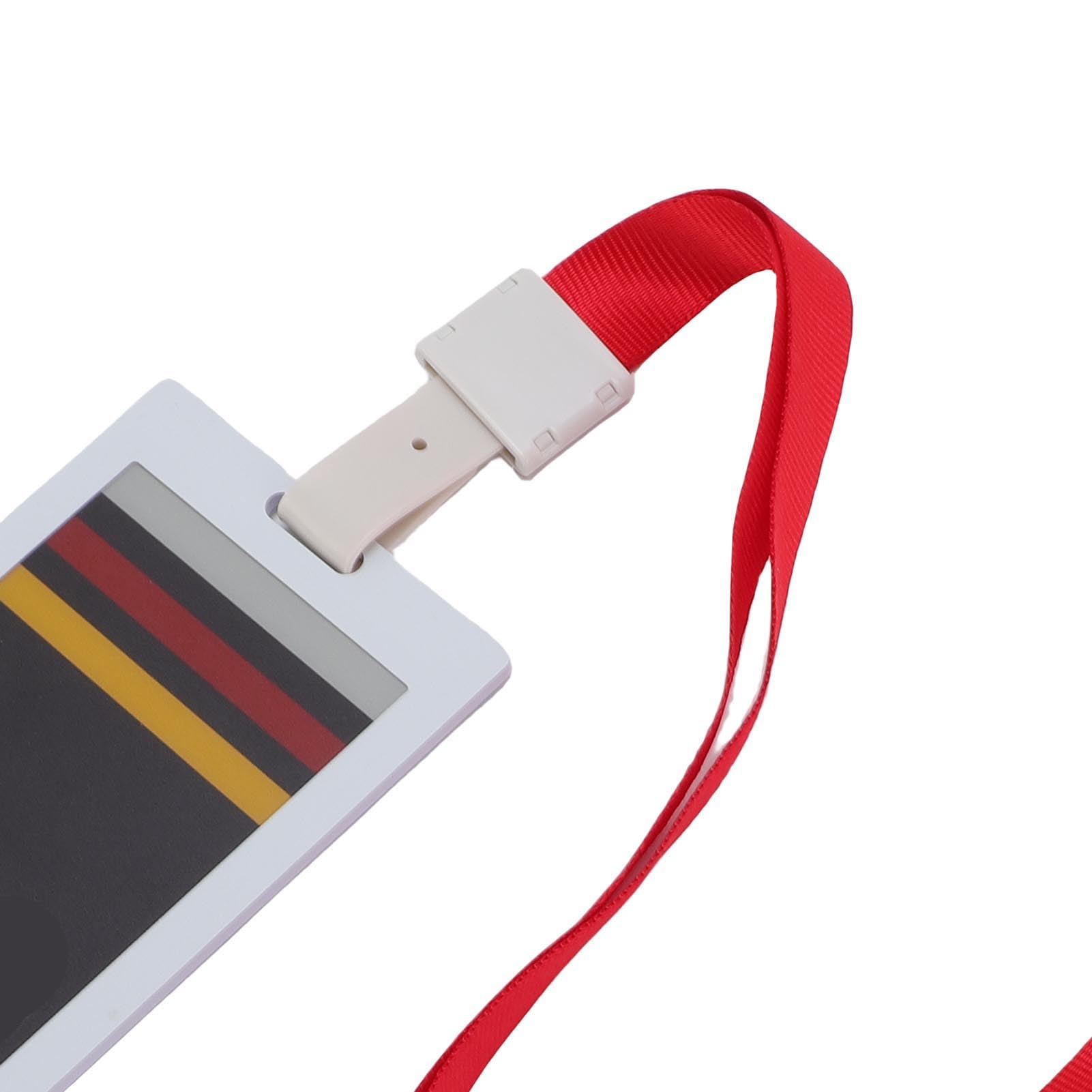SENECESLI Smart Id Badge Holder, de Estudiantes de Empleados, Soporte de NFC, Imágenes Personalizables, Bricolaje Designable