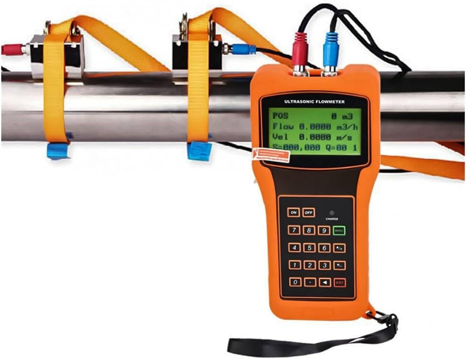 Medidor de Flujo ultrasónico, medidor de Flujo Digital/TM-1/TL-1 Sensor de Abrazadera de caudalímetro portátil, Sensor de Abrazadera de caudalímetro de Amplia aplicación,70mm
