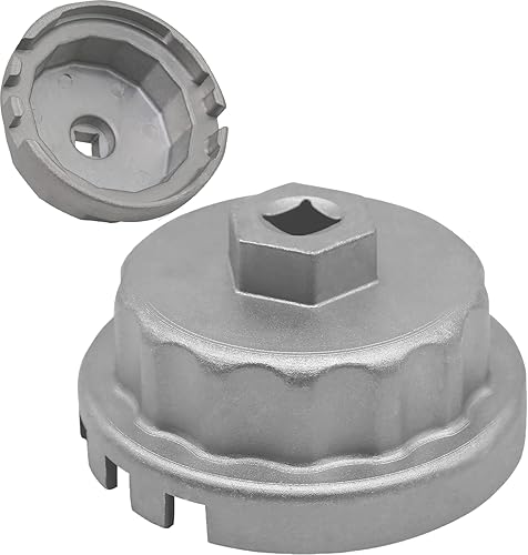 XiTuanYuan Llave de filtro de aceite compatible con Toyota Lexus Scion Camry Tundra Highlander 2.0-5.7L motor con filtro de aceite estilo cartucho