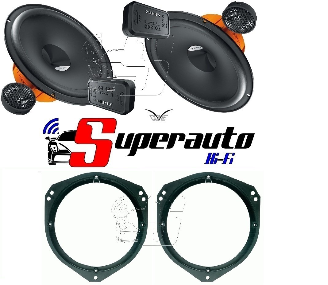 KIT 6 CASSE ALTOPARLANTI VW GOLF VI dal 2008 ANT+POST HERTZ DSK 165.3