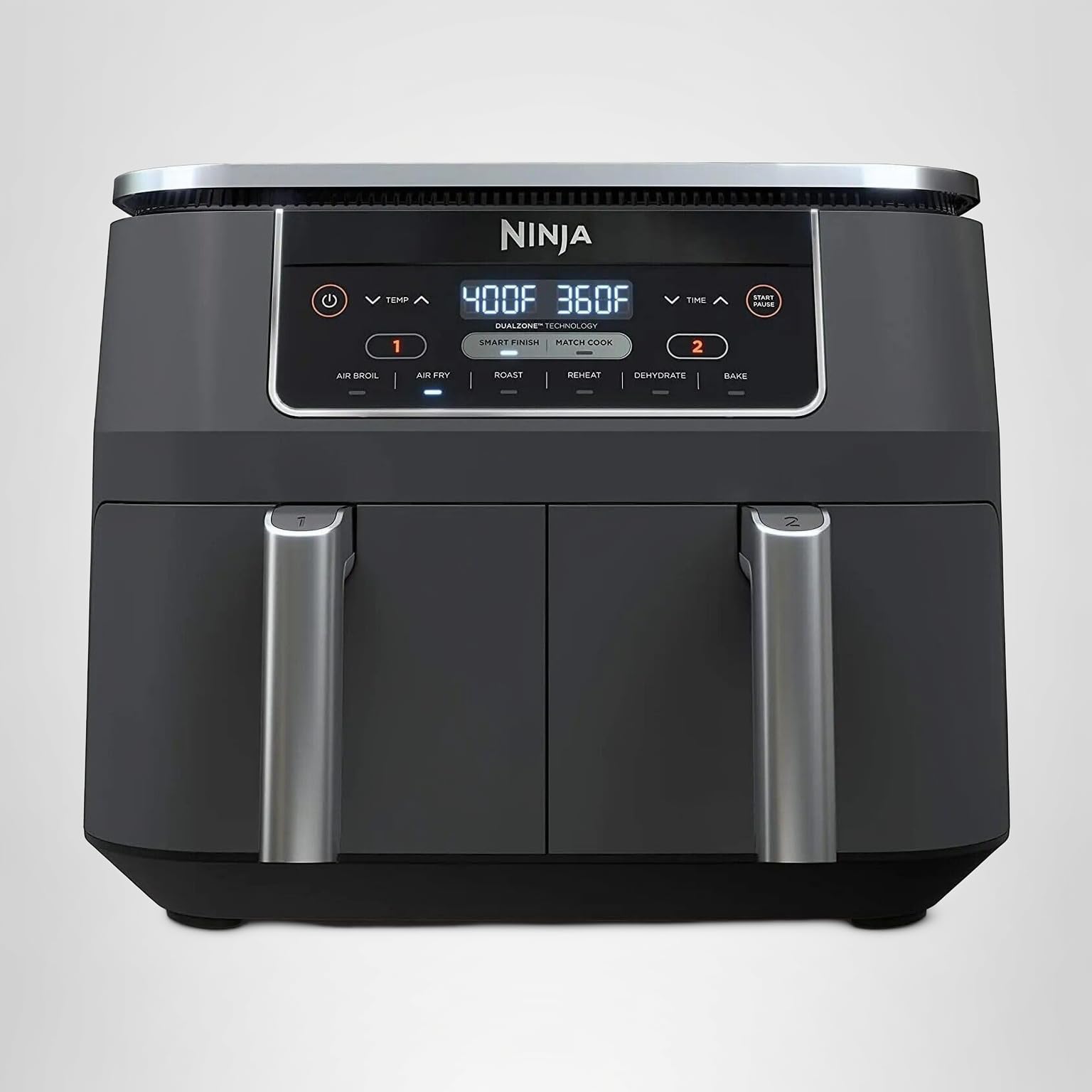 Amazon.com: Ninja DZ201 Foodi 8-Quart 6-in-1 DualZone Air Fryer