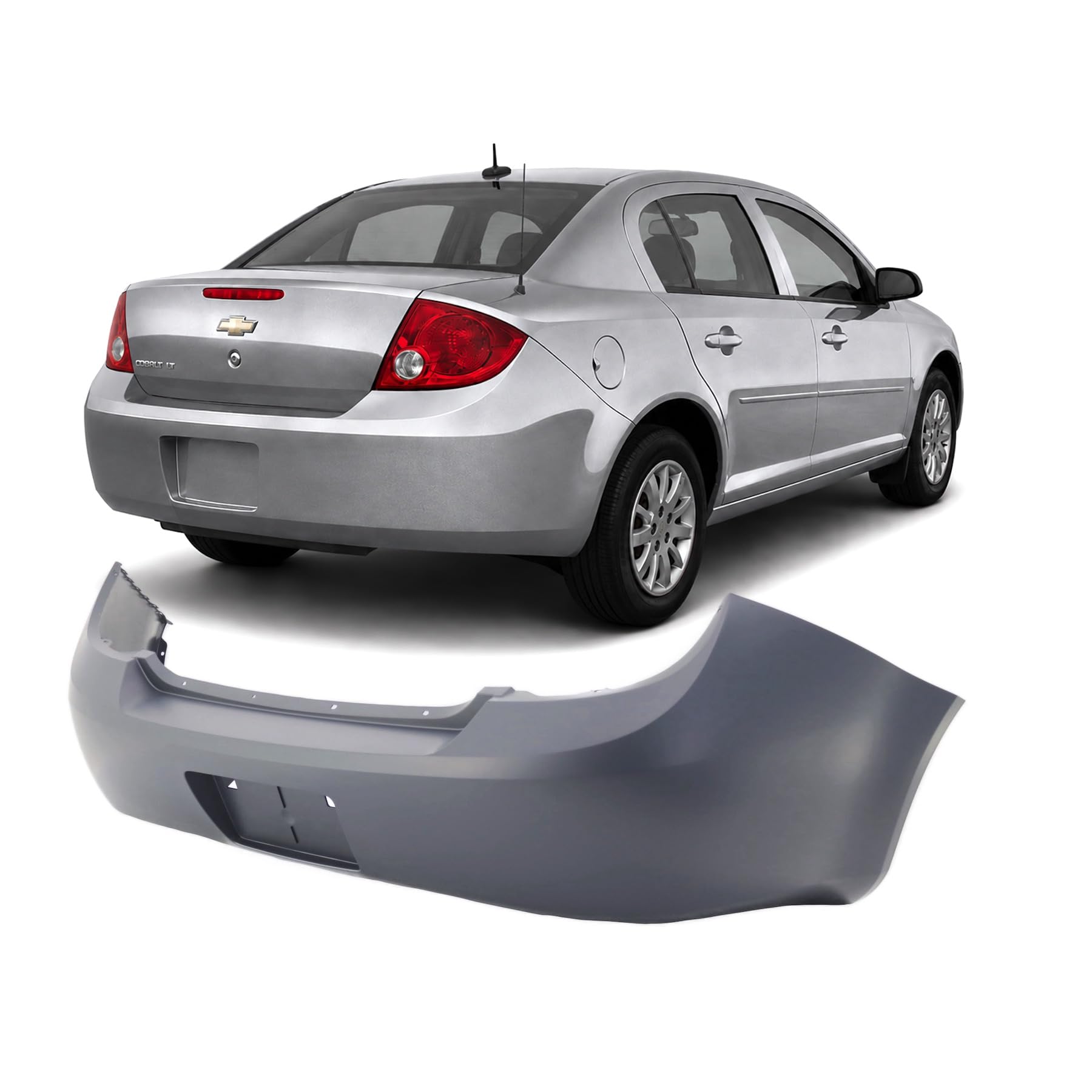 FitParts Compatible with Chevrolet Cobalt 2005–2010 Rear Bumper Cover