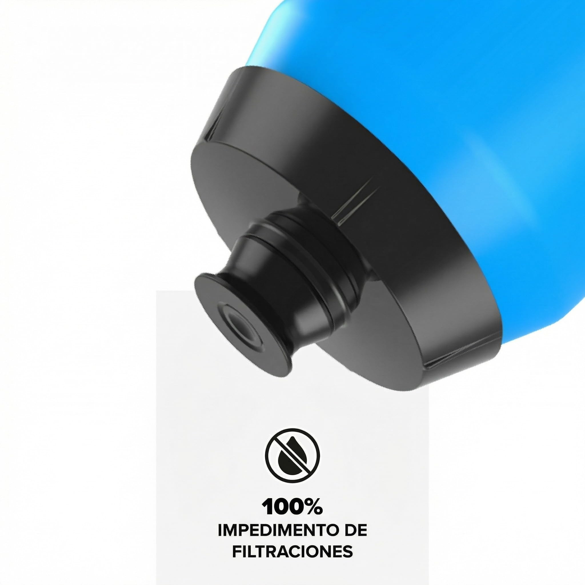 Polisport 8646300372 R 750ml AMZ Botella de Agua Multi-Deporte, Capacidad 750ml, Ultra-Ligero, Flexible, Boquilla Soft-Touch, Sin BPA, Bidón Ciclismo, MTB, Color Azul — view 4