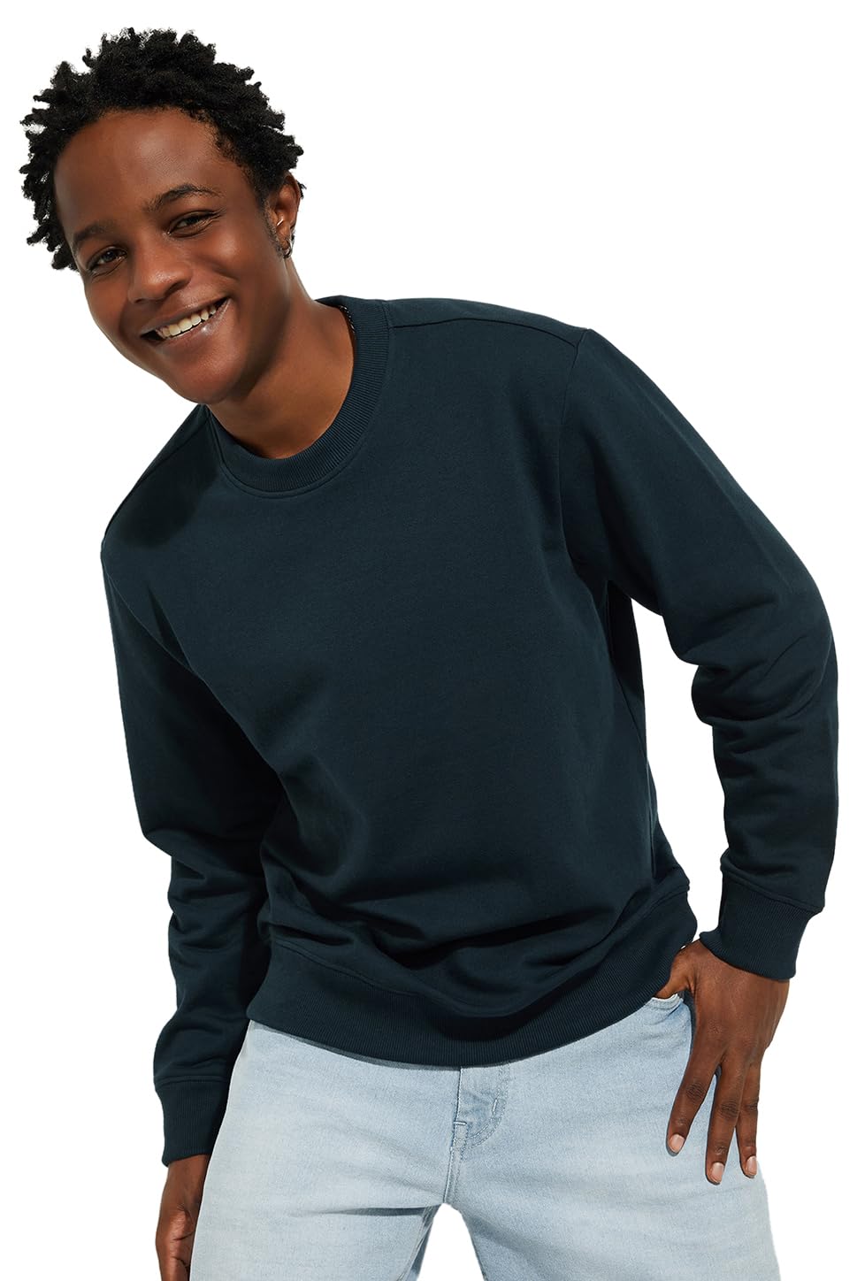 Max Cotton Blend Men's Pullover Sweater