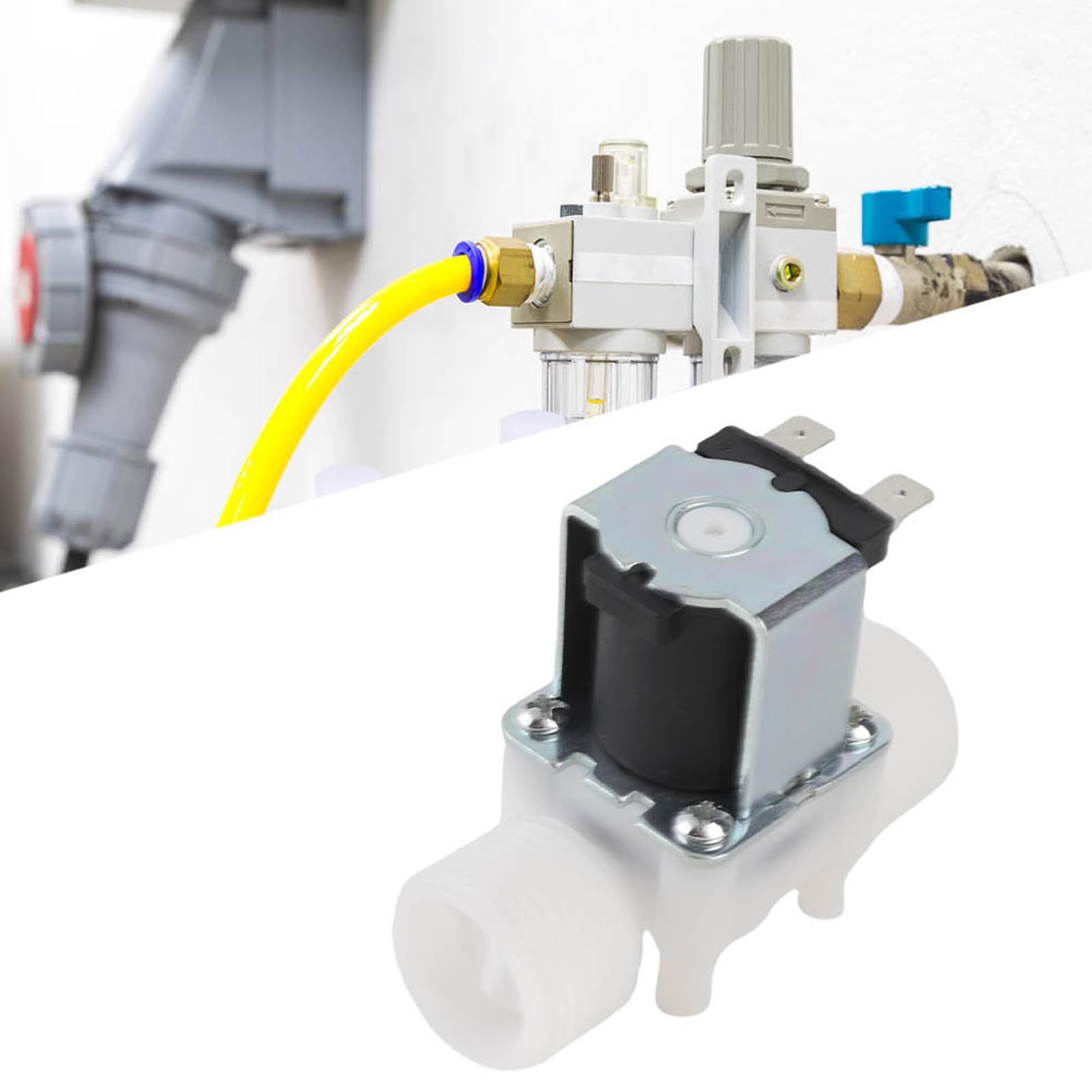 Jelquix #011 Threads Electric Solenoid Valve Stable Water Inlet Control For Garden Irrigation (Dc24v)