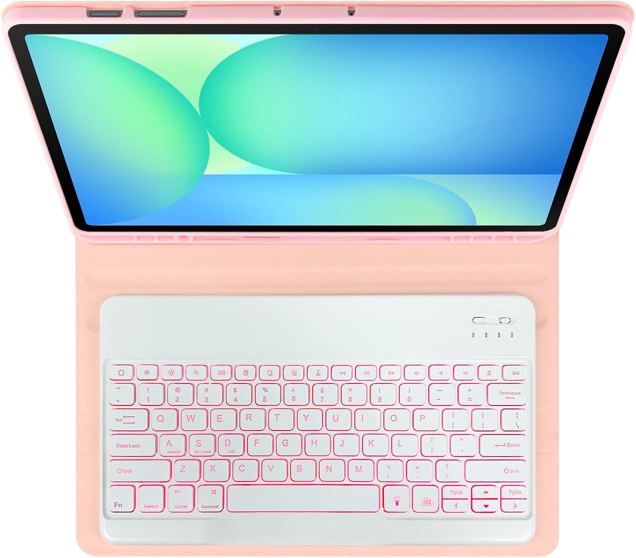 Smart Cover Case with Backlit Keyboard for Samsung Galaxy Tab S10 