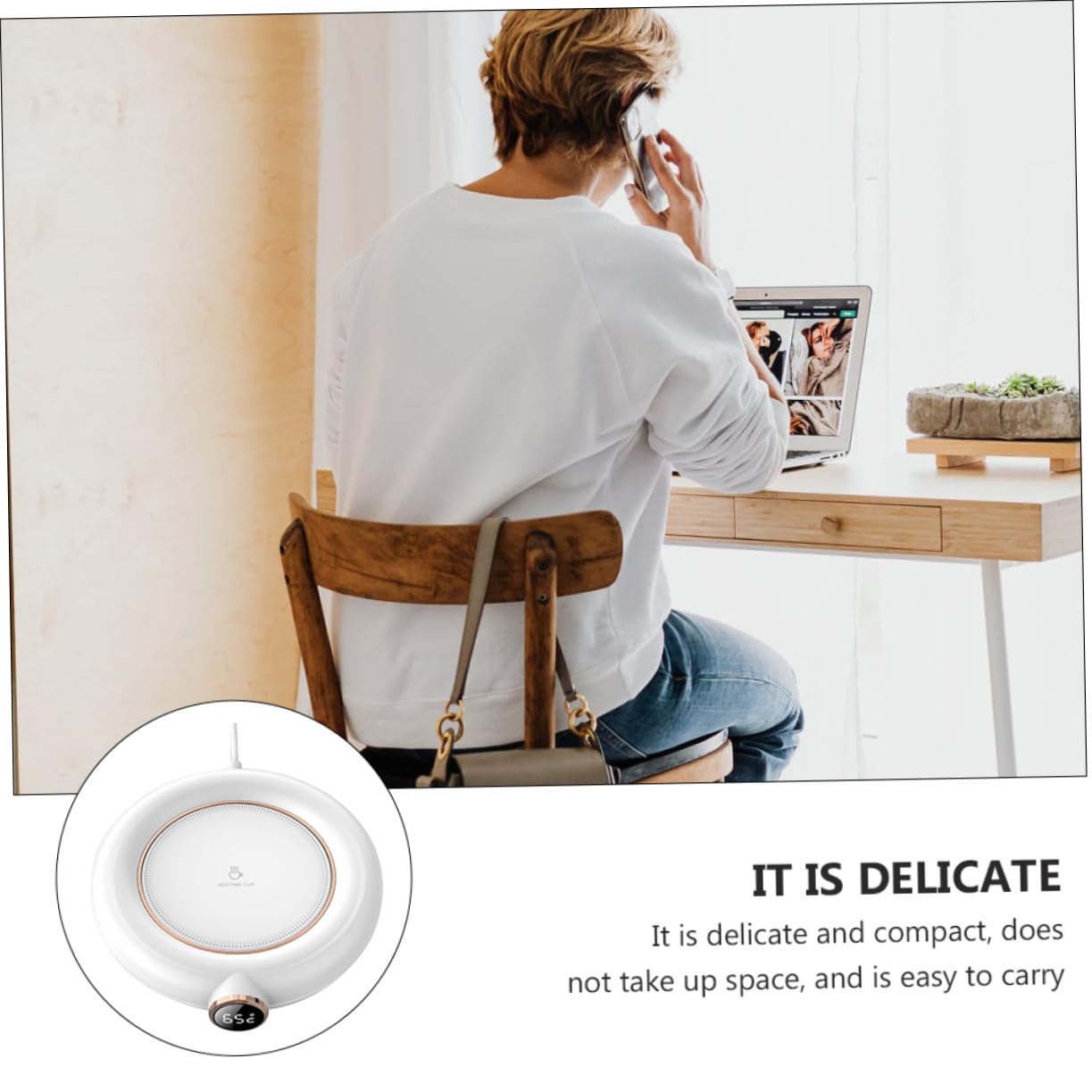 Uonlytech 1pezzi Scalda Tazze Isolanti Scalda Tazze da Latte da Tè Cuscinetto Pratico Sottobicchiere