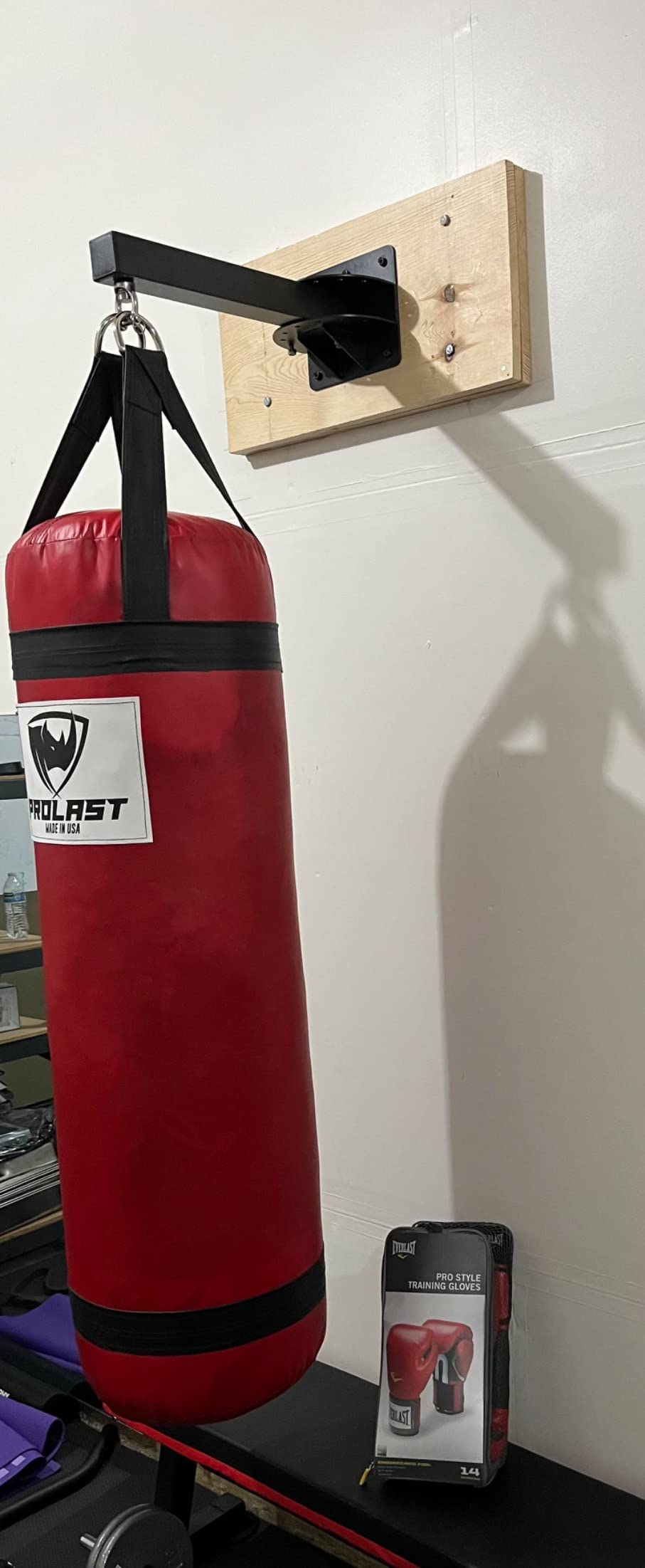 9/mo Finance BeneLabel Wall Mount Heavy Bag Hanger, Heavy Duty