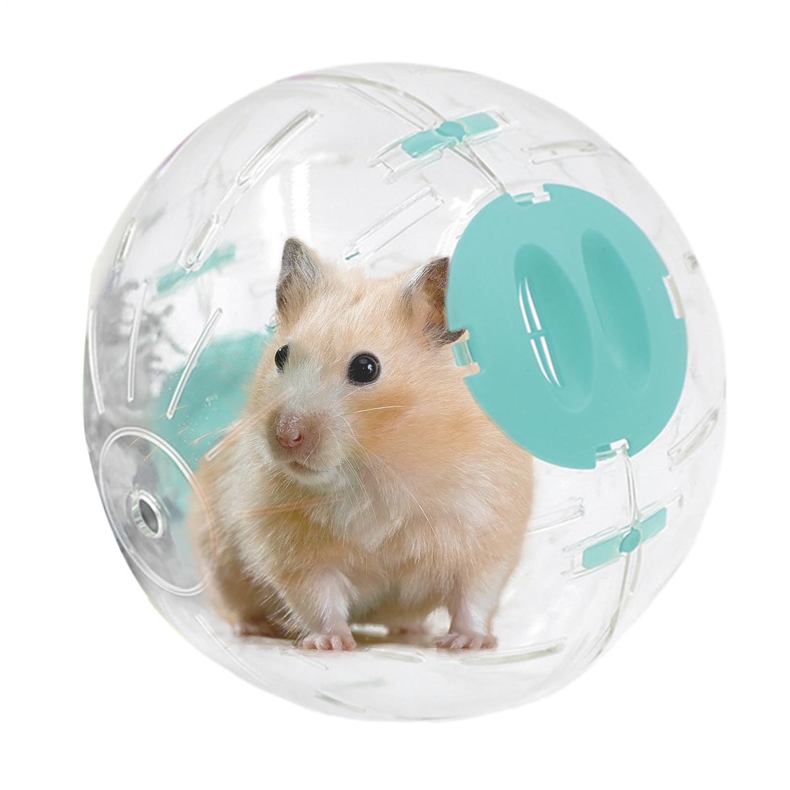 Dwarf Hamster Ball - Transparent Silent Hamster Toys,Cute Small Pet Cage Accessories With Ventilation Hole For Kids Family Friends Home