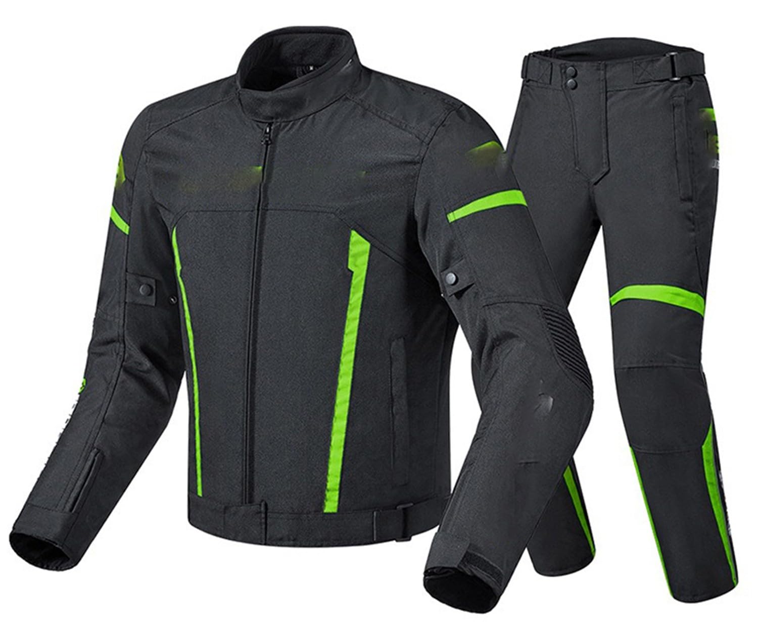 BLUEZY Moto Traje De Moto Para Hombre Chaqueta De Moto Impermeable Con Protecciones Chaqueta Moto Con Armadura Extraíble Chaqueta Pantalones De Moto Transpirables Para Las Cuatro Estaciones A,XL