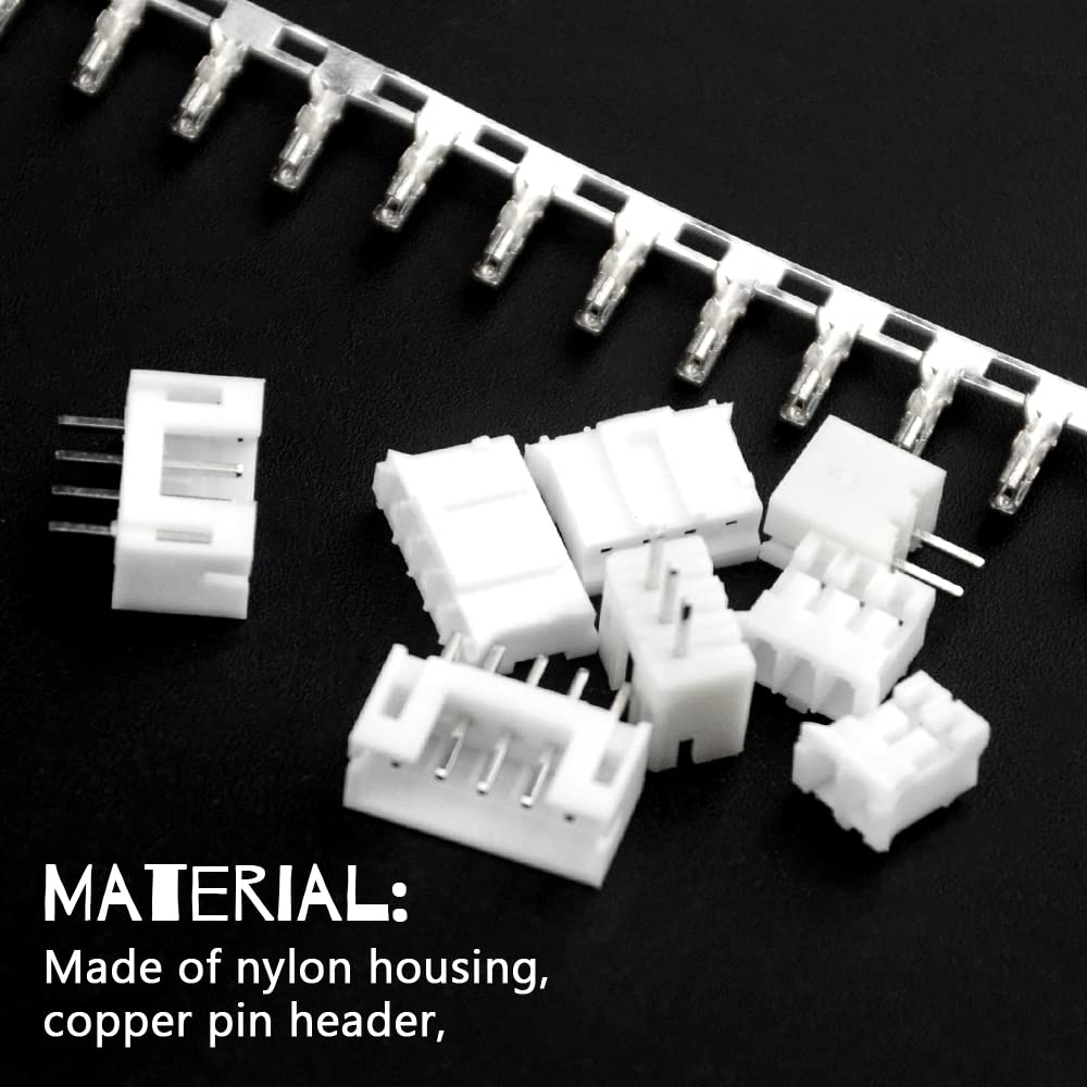 GIONAR JST PH 2.0 Mm Stecker Kit – 580 Teile, 2-6 Polig, Weiblich & Männlich, Für Drohnen, 3D-Drucker, CNC & DIY – Vielseitiges Stecksystem