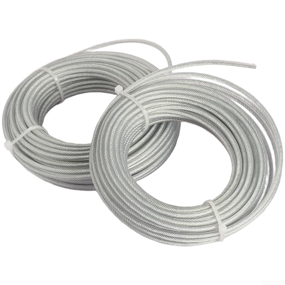 Heavy Duty Steel Wire Core Nylon Trimmer Line 20m Total Length Grass Cutting Cord for Brush Cutters Trimmers Eaters 2.4mm 2.7mm 3.0mm 3.5mm(3.0)