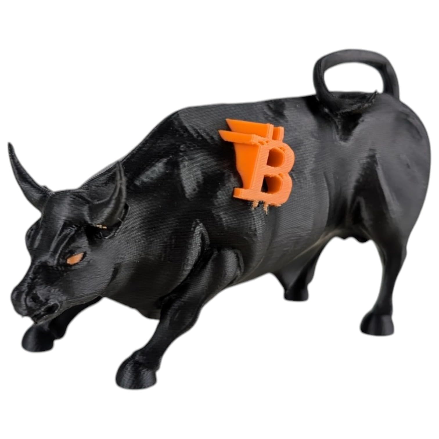 Bitcoin Bull Figurine | 3D Printed Charging Bull Statue with Bitcoin Logo | Crypto  Trader & Investor Desk Decor | Wall Street Bull for Office, Home & Trading  Setup : Amazon.ca: Home