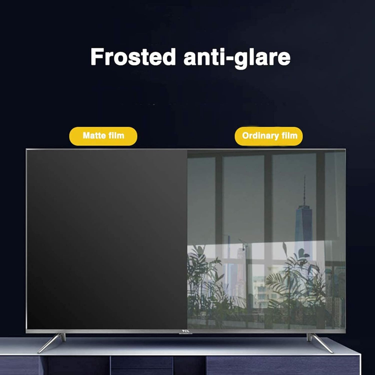 Anti Reflective/Anti-Blue Light TV Protective Film Anti Glare HD Matte Screen Protector for 47-50inch LCD LED OLED HDTV Display/A / 50 Inches(1095616 mm)