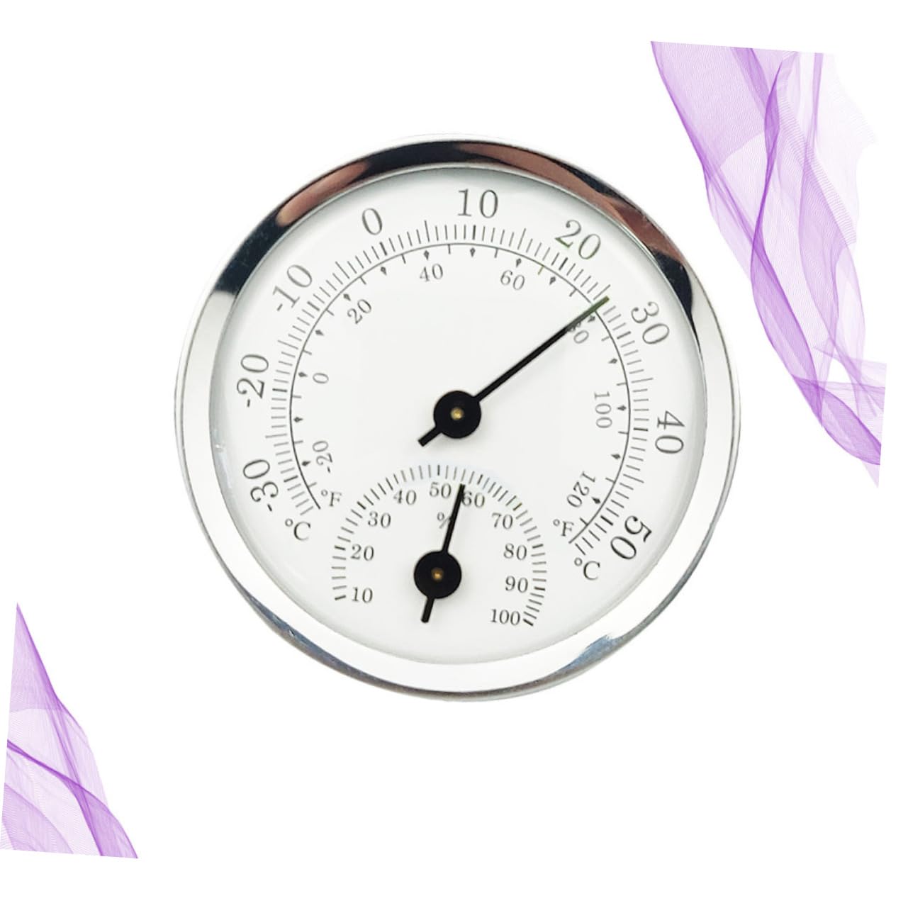 BESPORTBLE 3pcs Indoor Hygrometer Home Thermometer Home Hygrometer Thermostat for House Room Thermostats for Home Digital Hygrometer Indoor Thermometer Humidity Gauge Miniature Mini Clock