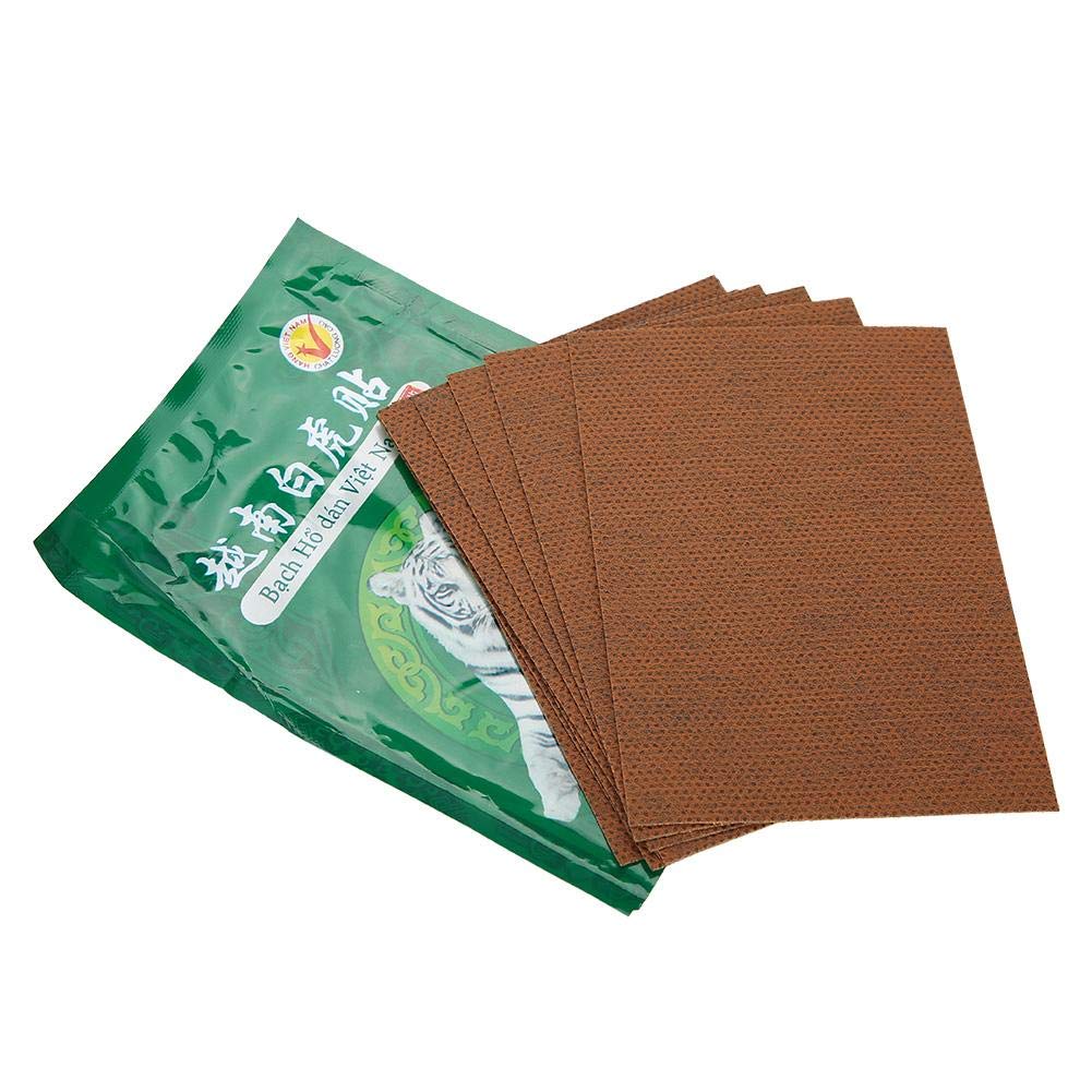 Pongnas Cerotti per Dolori Muscolari ed Articolari, 8 Pezzi Balsamo di Tigre Bianco Patch, Patch di Sollievo dal Dolore per Alleviare Il Dolore, al Collo, alla Spalla, al Ginocchio