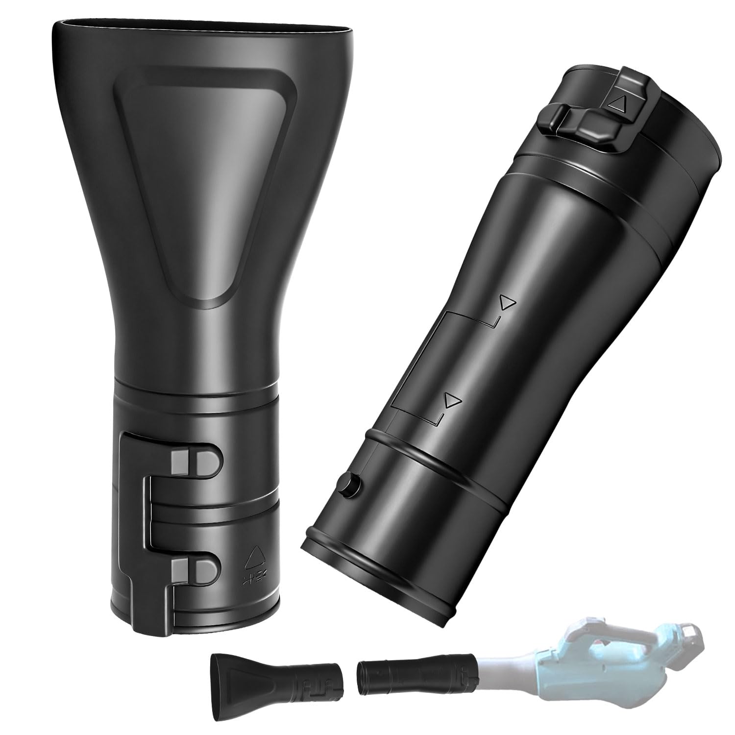 191L13-5 191B21-6 Blower Nozzle Adapter / 197889-6 Flat End Nozzle Compatible with Makita X2 36V XBU02Z - XBU03 18V Brushless Cordless Blower