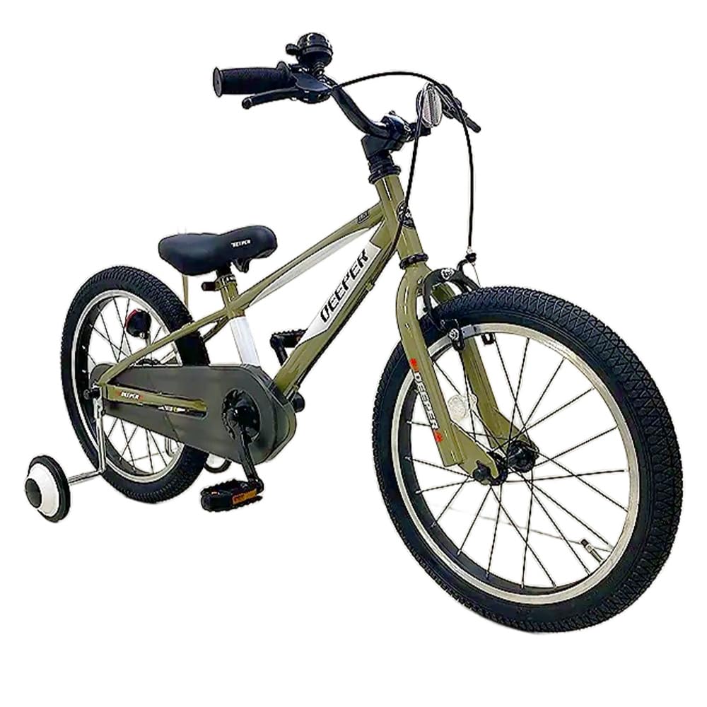 Amazon.co.jp: 子供用自転車 18インチ DEEPER D-18TPB BMXタイプ 補助 