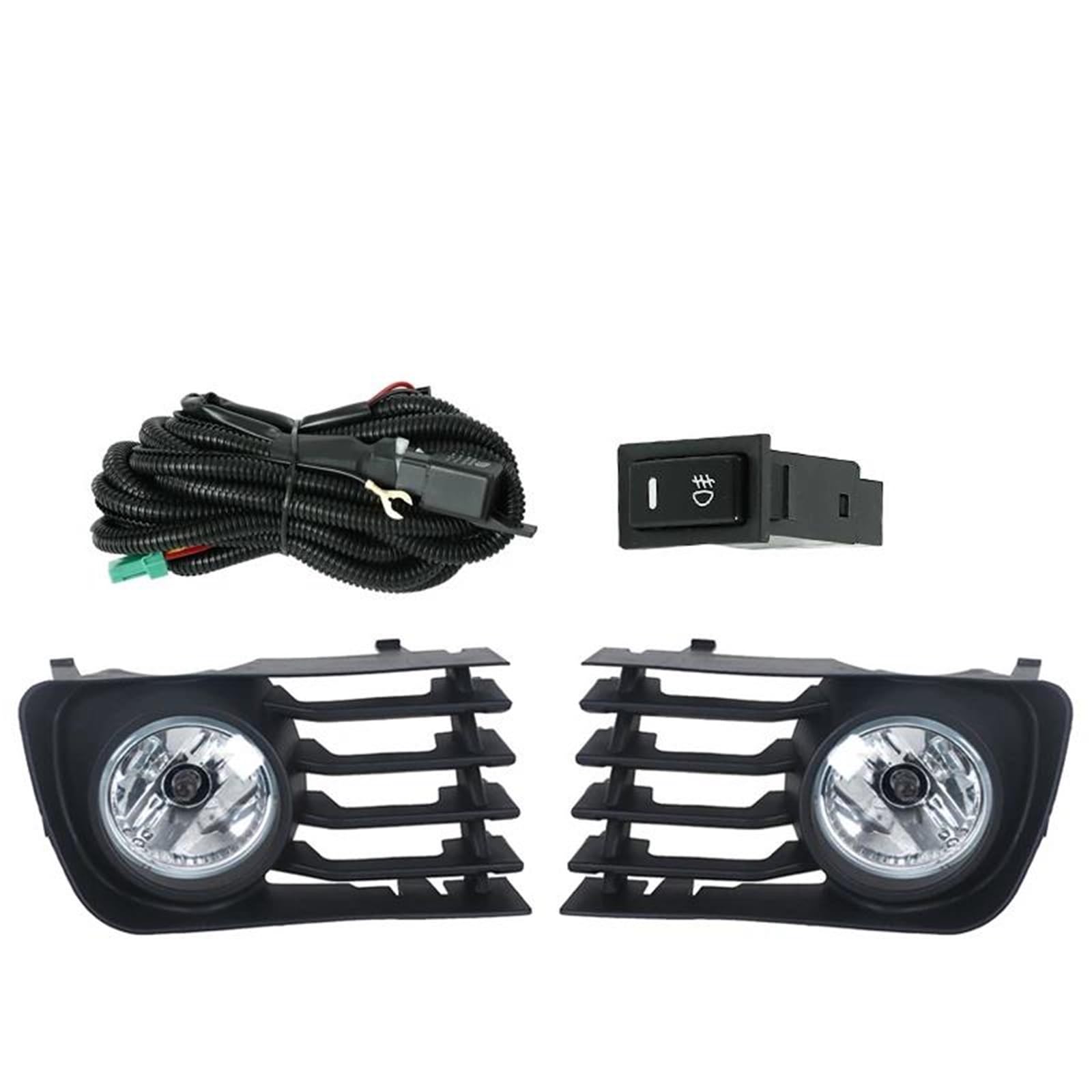 Couvercle grille phare antibrouillard Prius 2005 2006 2007 2008 avec kit câblage fil - 8