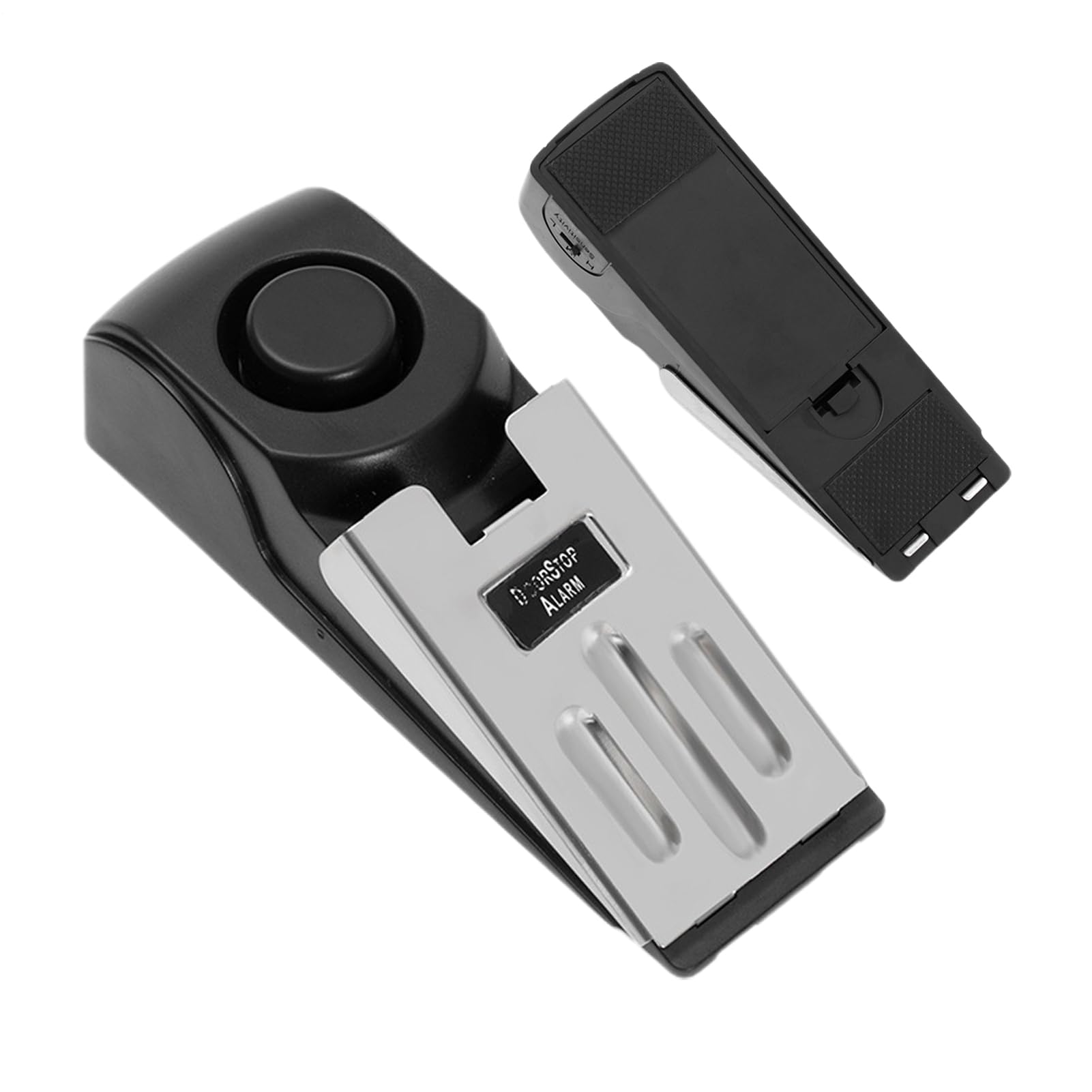 Door Alarm with 120dB Alert 14x4.5x3.8cm Portable Door Security Stopper Alarm Adjustable Low Medium High 3 Sensitivity Levels Non Slip Wdge Security Device Doors Wedges Alert Detection