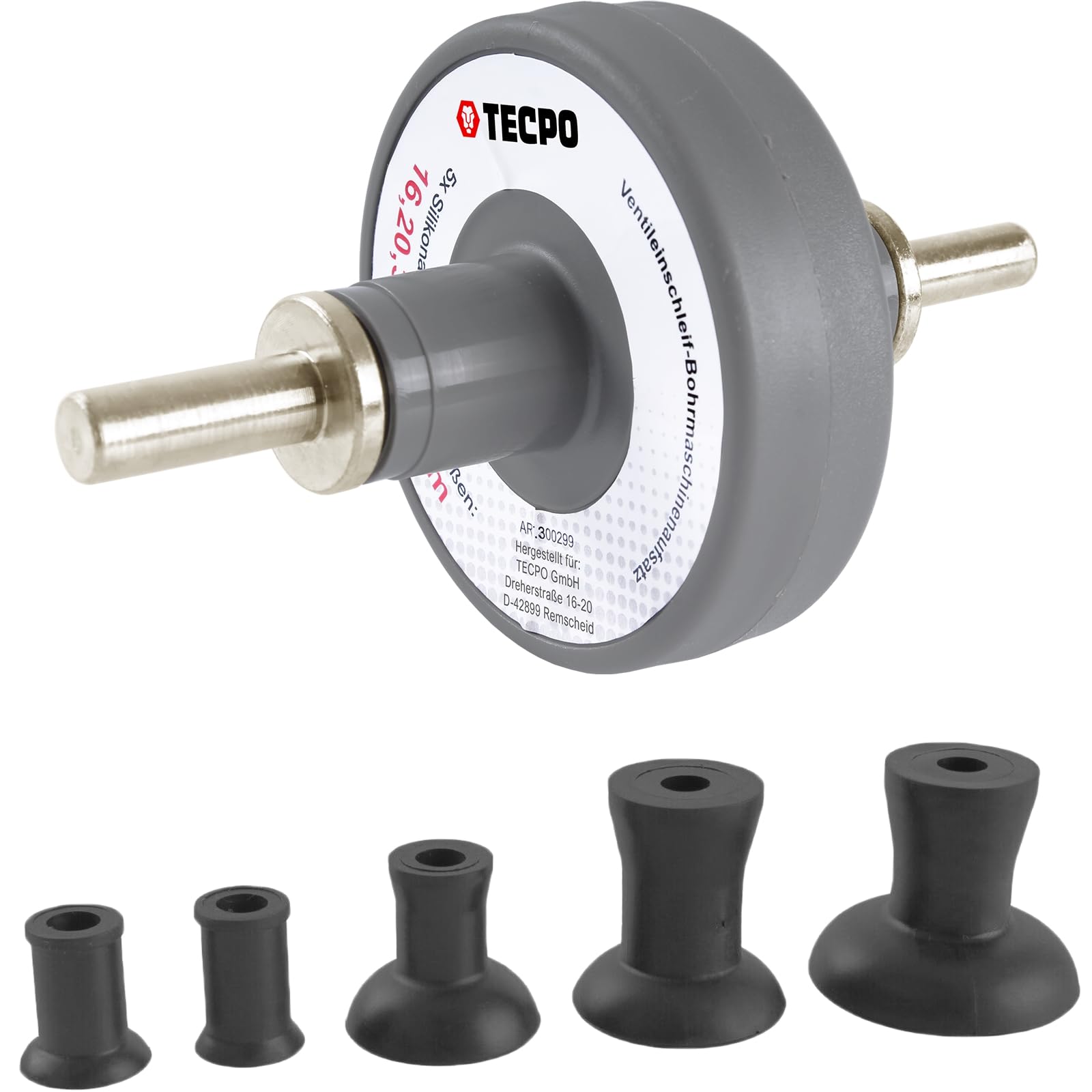 TECPO Ventil Federspanner Werkzeug Satz Ventilläpper + Ventilschleifpaste