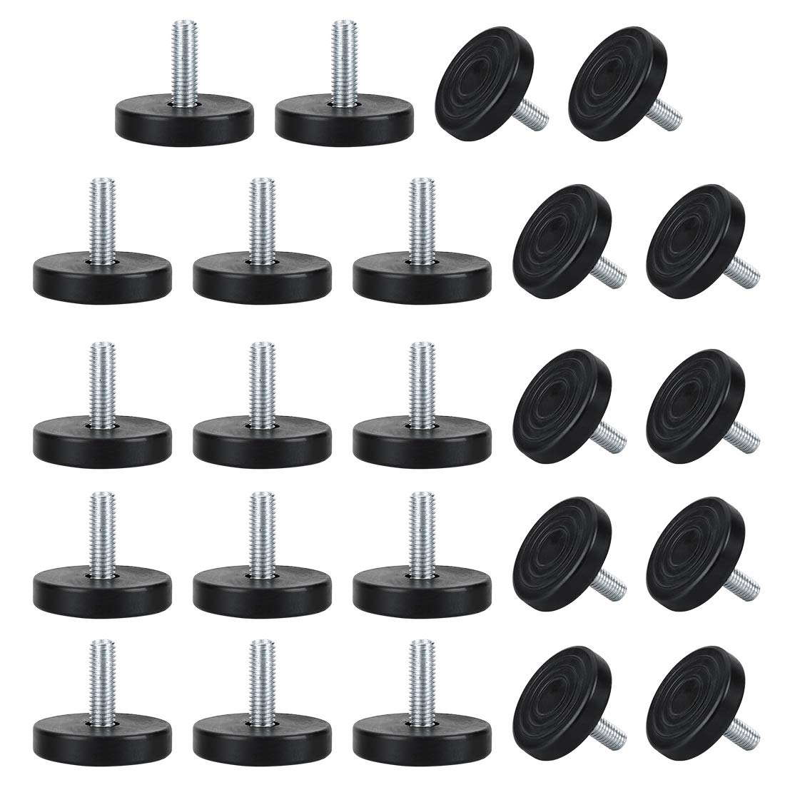 Pieds de nivellement M8 pour adapter vos tables et chaises au salon